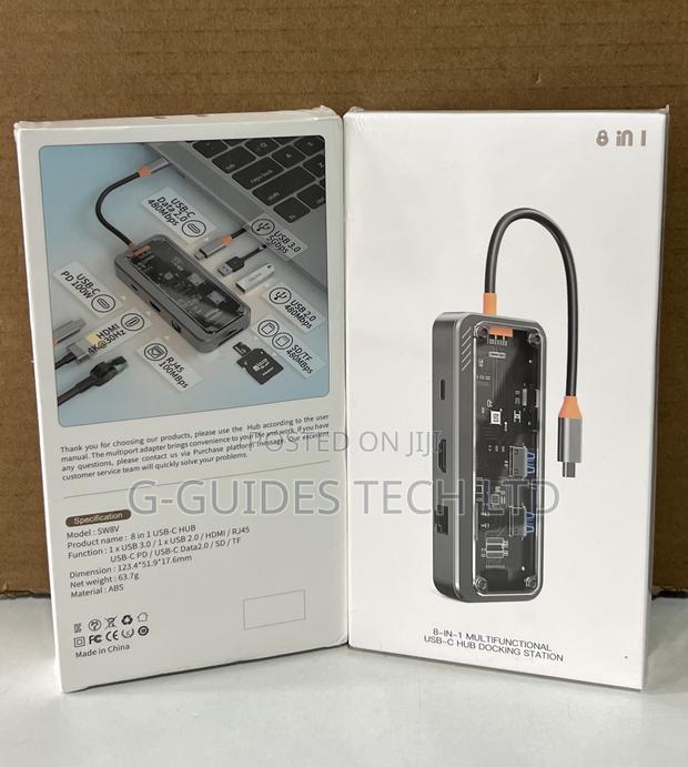 8-in-1 Multifunctional Usb-C Hub Docking Station Sw8v · Photo 1