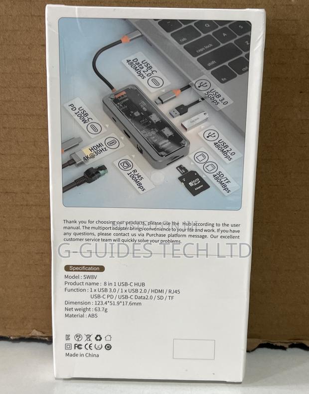 8-in-1 Multifunctional Usb-C Hub Docking Station Sw8v · Photo 3