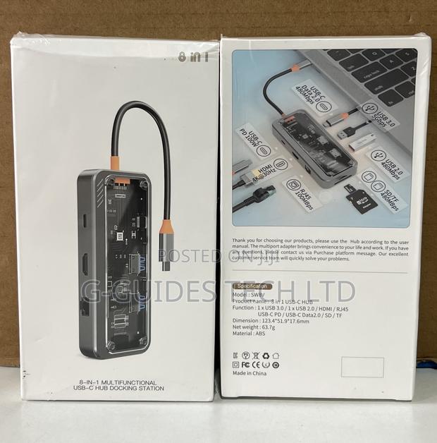 8-in-1 Multifunctional Usb-C Hub Docking Station Sw8v · Photo 4