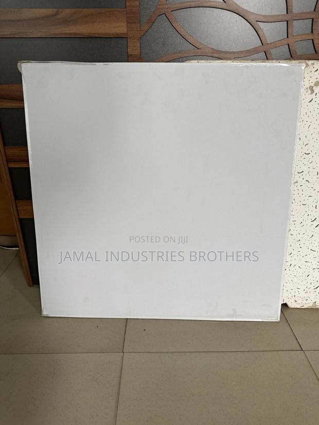 Acoustic Ceiling Tiles 60x60 Vinyl PVC Gypsum Aluminum Back Foil · Photo 2