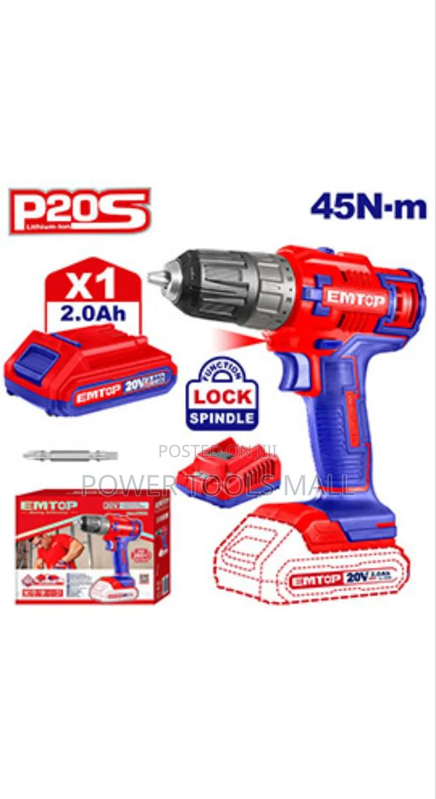 Emtop Cordless Drilling Machine · Photo 1