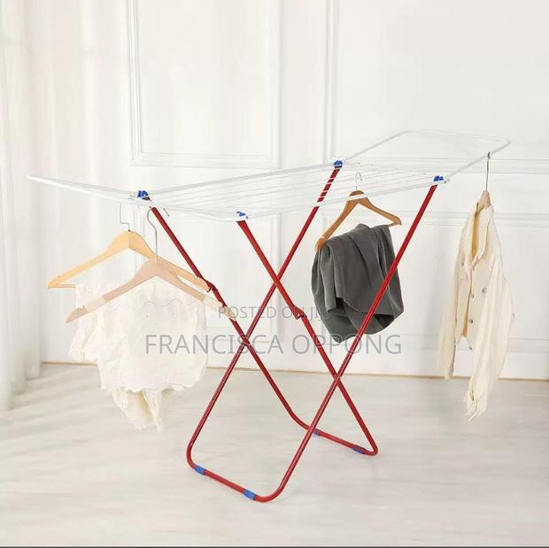 Foldable,Standing Clothes Drying Rack · Photo 1