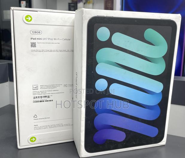 New Apple iPad mini (2024) 128 GB Blue · Photo 2