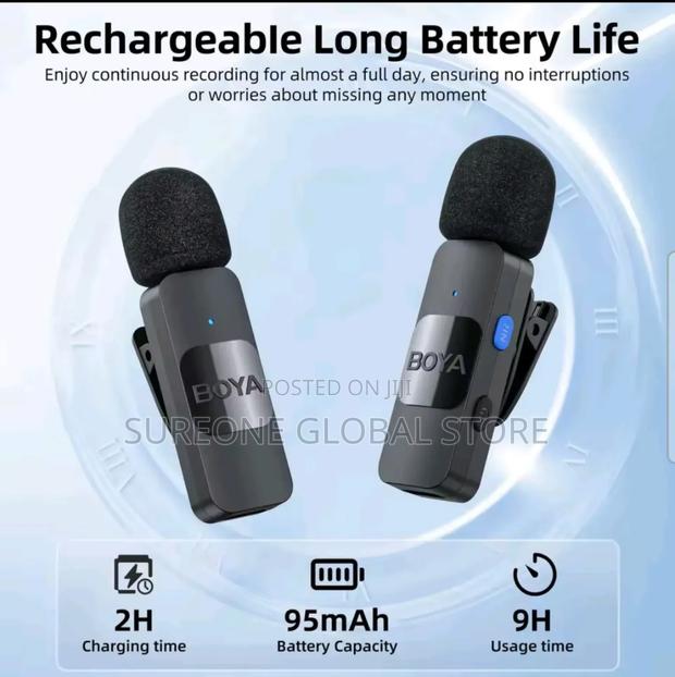 Original Boya by-v Professional Wireless Lavalier Mini Microphone · Photo 3