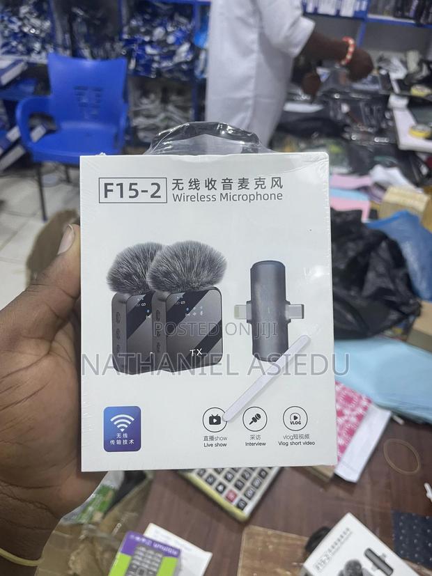 3 in 1 Wireless Microphones (F 15- 2 Double ) · Photo 1