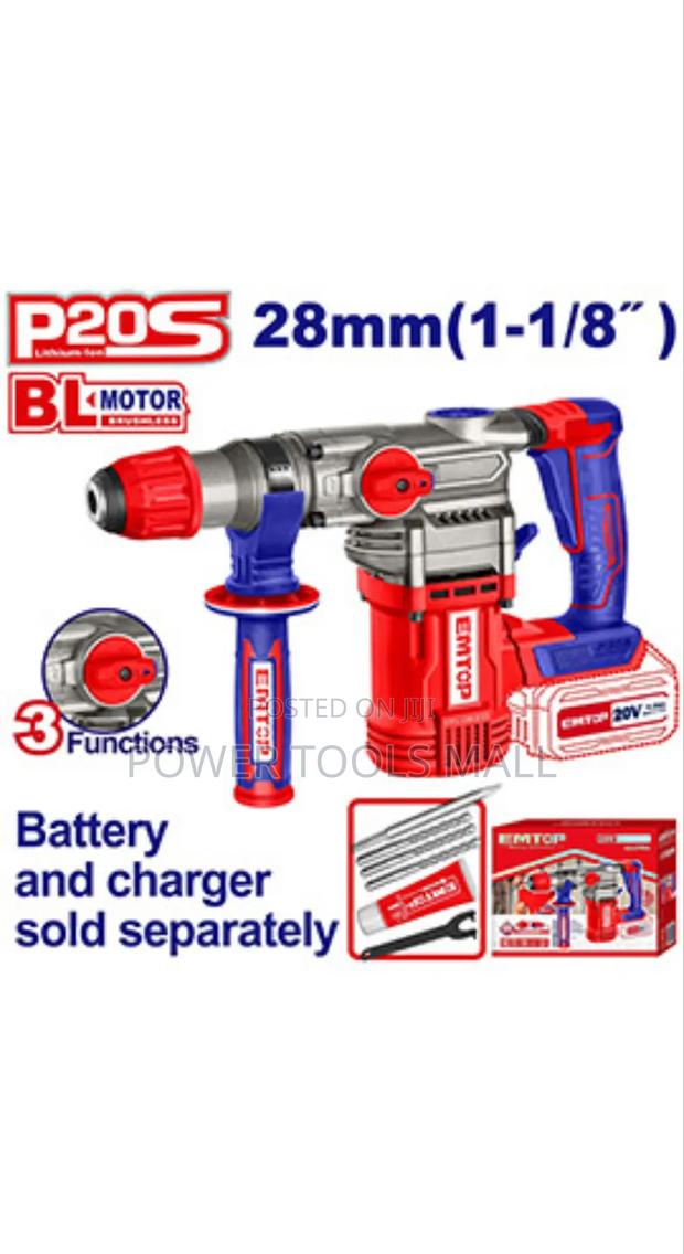 Cordless Rotary Hammer Emtop · Photo 1