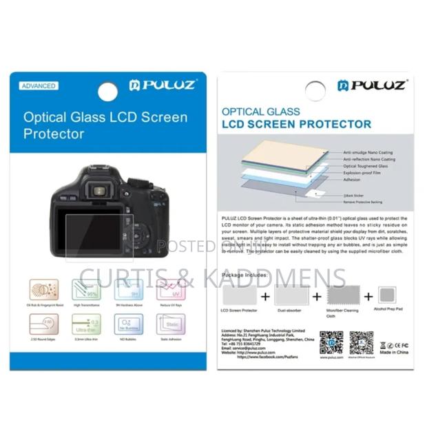 Optical Glass LCD Screen Protector Available for All Canon Cameras · Photo 1