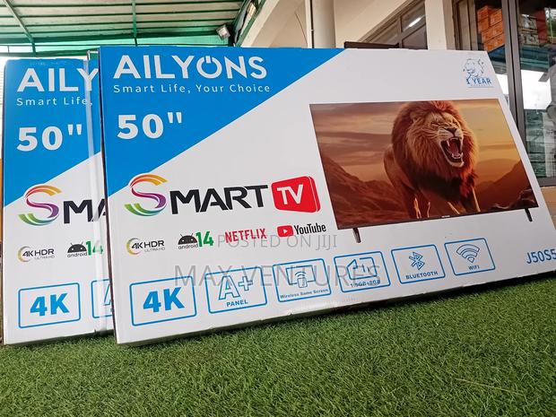 50" Tv Smart Uhd Android 14 T2/S2 +Memory1.5gb+8gb Storage Smart Tv · Photo 2
