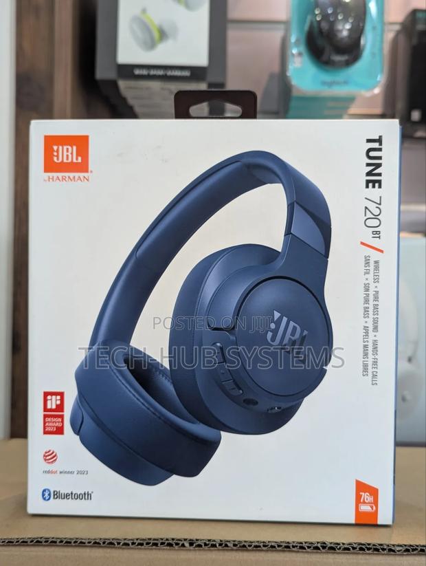 JBL Tune 720bt - Wireless Over-Ear Headphones Pure Bass Sound, 76hrs · Photo 1