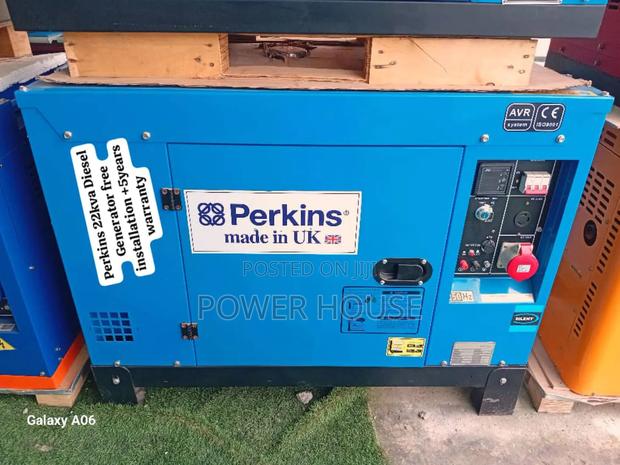 Latin Logic Perkins Diesel Generator 22kva Silent Perkins Generator · Photo 1