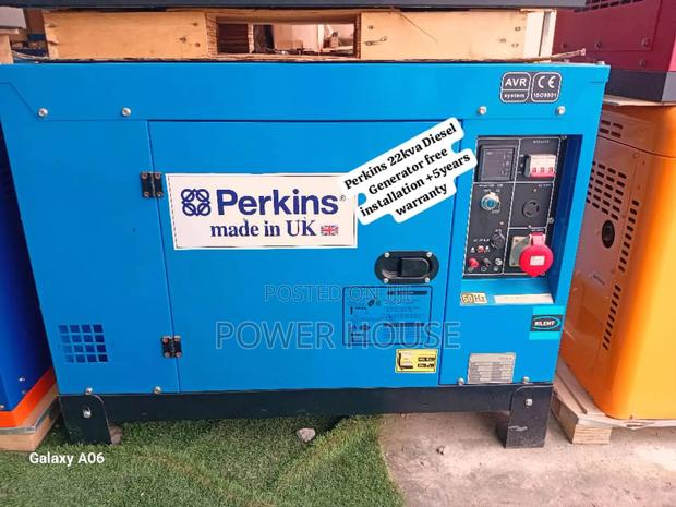 Name Nut Perkins Diesel Generator 22kva Silent Perkins Generator · Photo 1