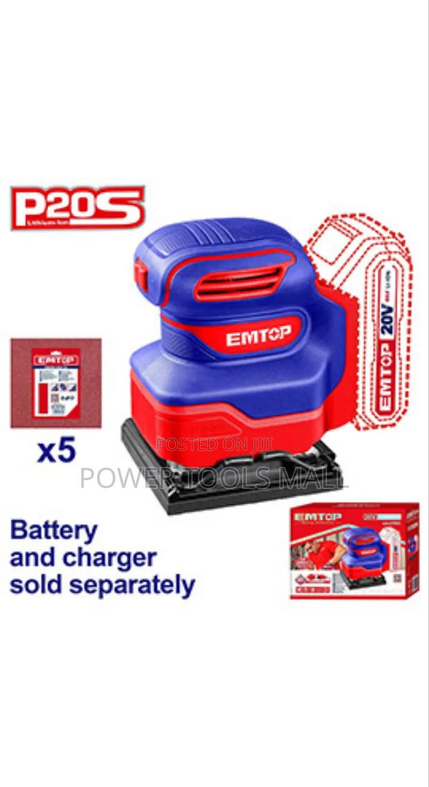 Cordless Sheet Sander Emtop · Photo 1