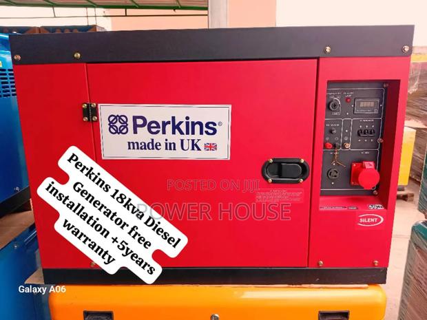 The Gen Fog Perkins Diesel Generator 18kva Silent Perkins Generator · Photo 1