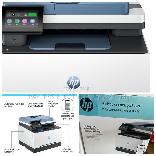 HP Color Laserjet Pro MFP 3303fdw - Wireless, Print, Scan, Copy, Fax, · Photo 2