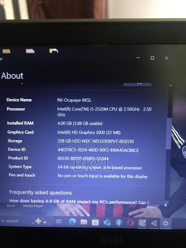 Laptop Dell Latitude E6320 4GB Intel Core i5 HDD 320GB · Photo 6