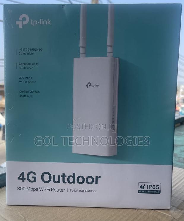 Tp-Link 4g Outdoor Universal Router 300 MBPS Wifi Rodney Tl-Mr100 · Photo 2