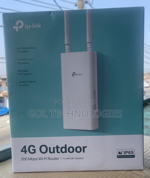 Tp-Link 4g Outdoor Universal Router 300 MBPS Wifi Rodney Tl-Mr100 · Photo 1