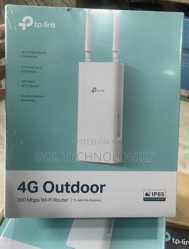 Tp-Link 4g Outdoor Universal Router 300 MBPS Wifi Rodney Tl-Mr100 · Photo 3