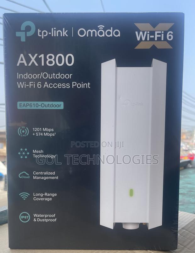 Tp-Link Ax1800 Indoor / Outdoor Wifi 6 Access Point Omada · Photo 2
