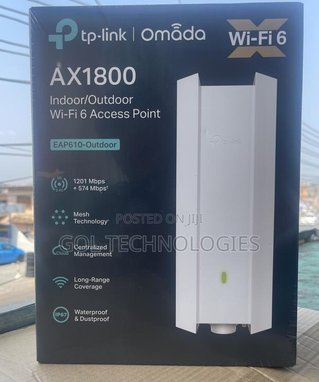 Tp-Link Ax1800 Indoor / Outdoor Wifi 6 Access Point Omada · Photo 1