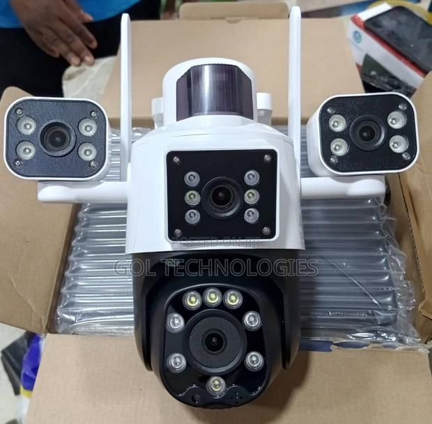 Solar Camera 4 Lens Adjustable 4g Camera With Motion Detector + 64gb · Photo 2