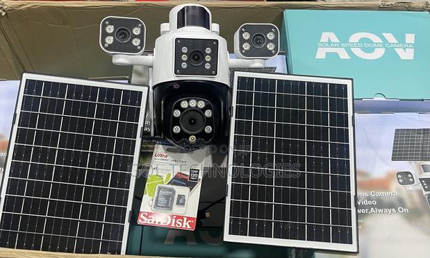 Solar Camera 4 Lens Adjustable 4g Camera With Motion Detector + 64gb · Photo 6