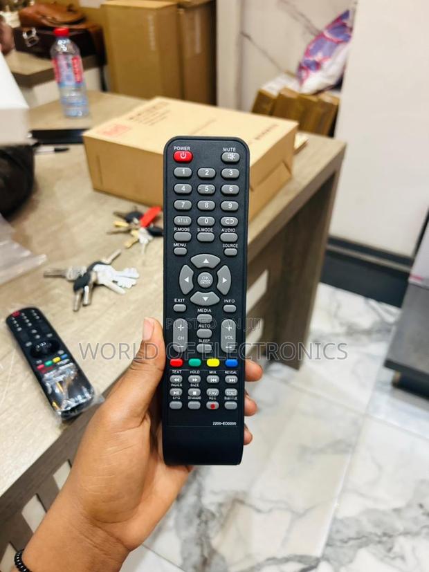 Available Now Nasco Black Television Remote · Photo 1