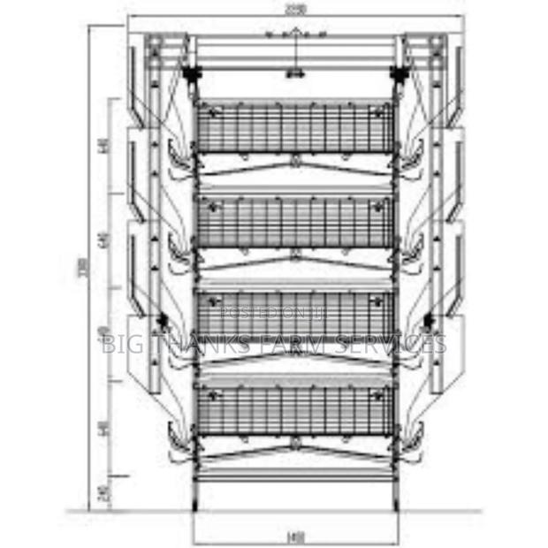 H Type ,160 Bird Capacity Cage · Photo 1