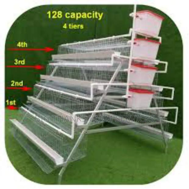 A Type Battery Cage, 3 Tier · Photo 1