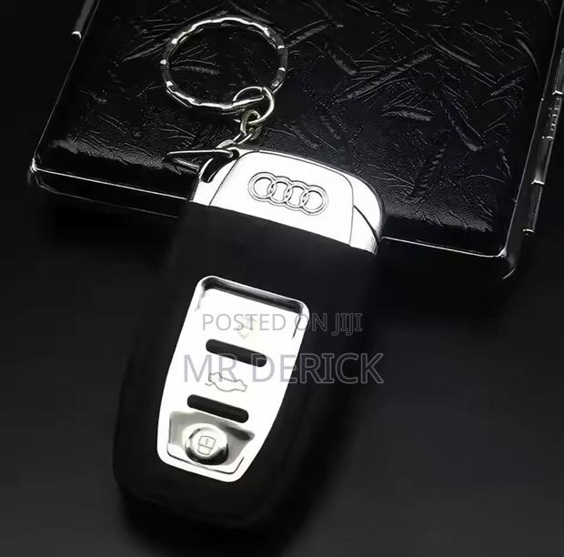 Audi Car Key Shape Model Windproof Inflatable Gas Lighter · Photo 2