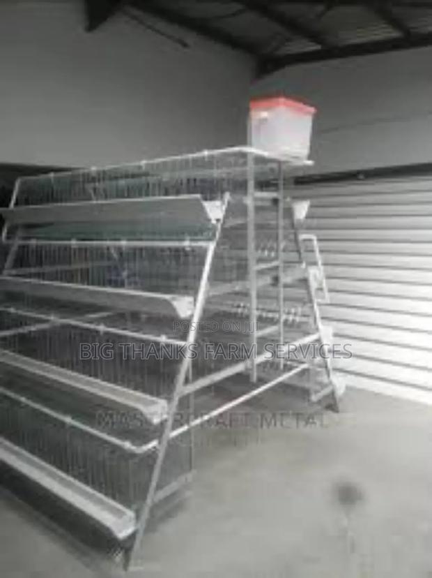 Battery Cage,A Shape,3 Tier,120 Cap · Photo 1