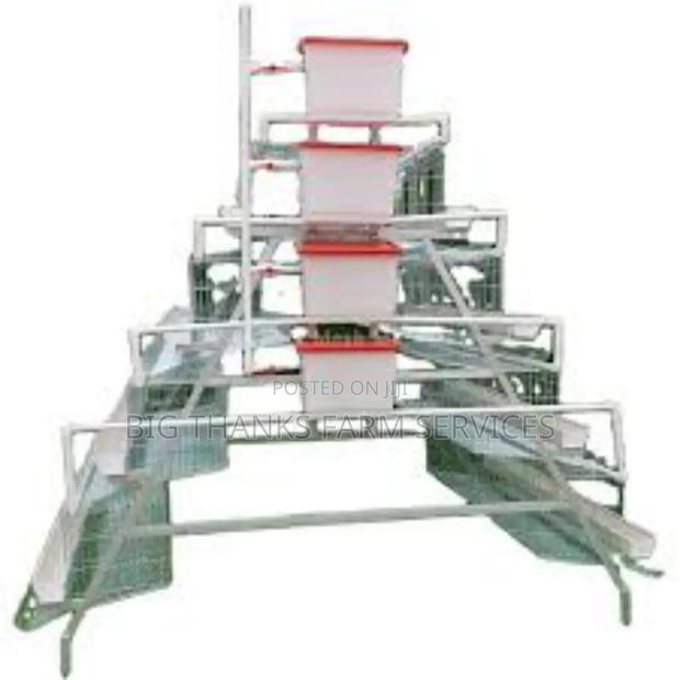 Battery Cage, A Shape 3 Tier,120 Cap · Photo 1