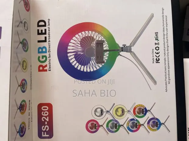 RGB Fan Ring Light · Photo 1