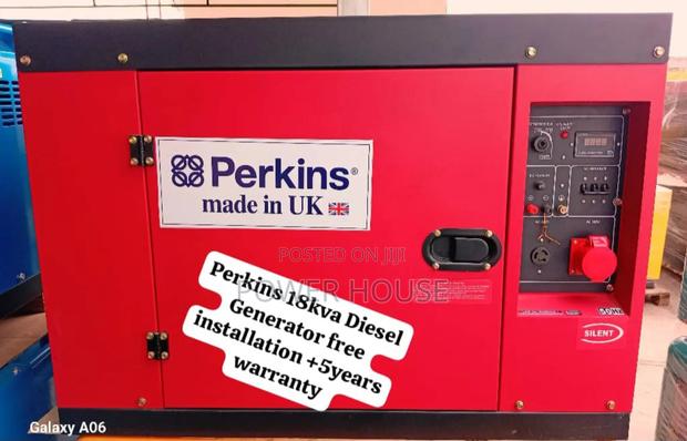 Text Turbine Perkins Diesel Generator 18kva Silent Perkins Generator · Photo 1