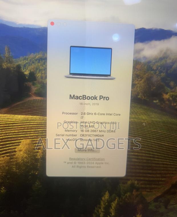 Laptop Apple MacBook Pro 2019 16GB Intel Core I7 SSD 512GB · Photo 6