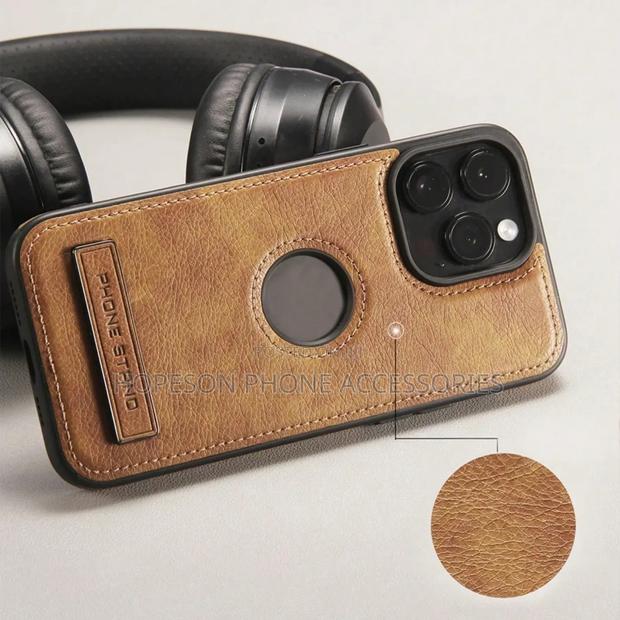 iPhone Quality Leather Cases With Kick - Stand · Photo 2