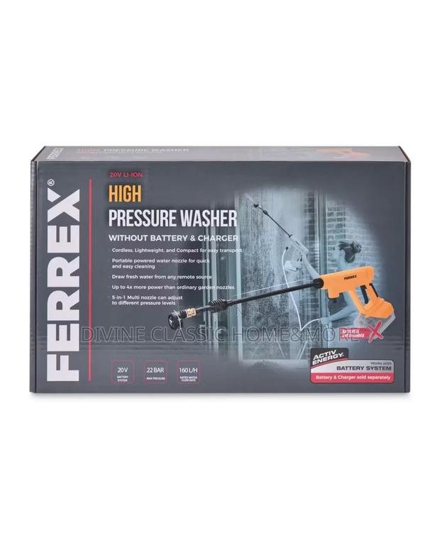 Ferrex Cordless High-Pressure Washer (22 Bar) · Photo 5