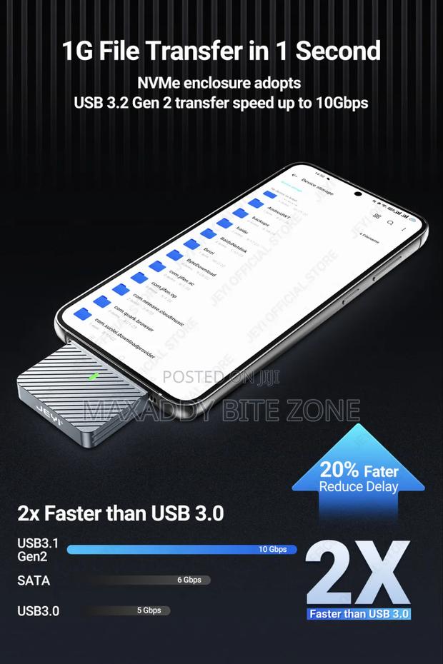 Jeyi M.2 Nvme Direct-attached
2230 Ssd Enclosure · Photo 5