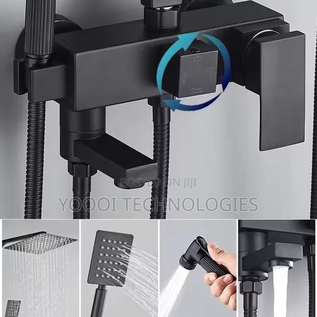 4 in 1 Matte Black Shower Mixer · Photo 2