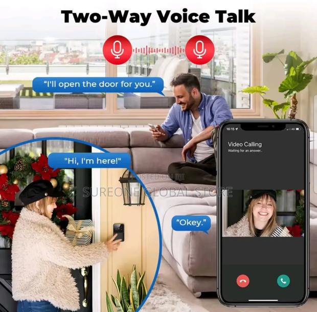 Wireless Smart Doorbell Home Security Camera With Alexa · Photo 2