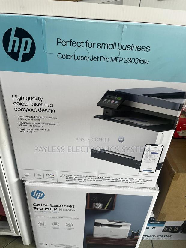 HP Color Laserjet Pro MFP 3303fdw - Wireless, Print, Scan, Copy, Fax, · Photo 1