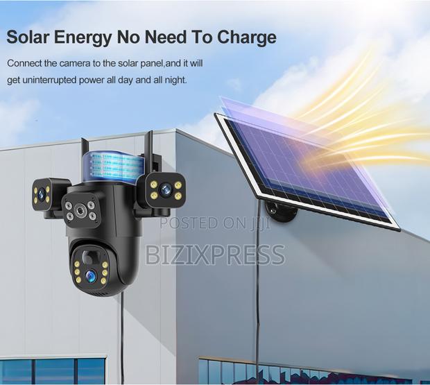 4g Solar Security Camera – 3 Lens · Photo 4