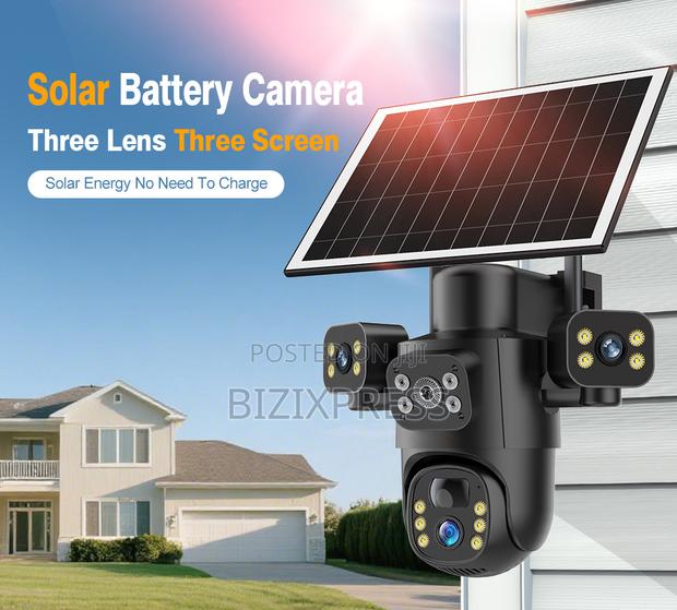 4g Solar Security Camera – 3 Lens · Photo 5