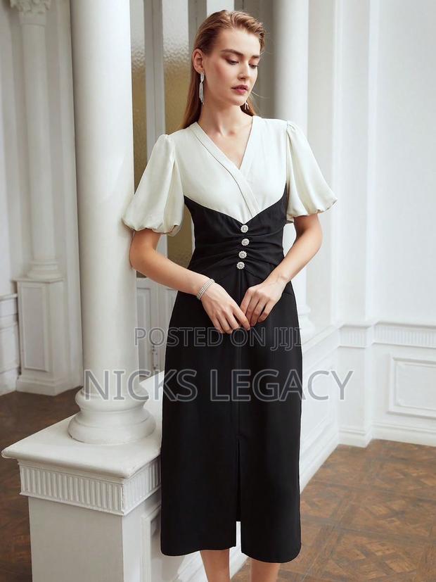 White /Black Dress · Photo 1