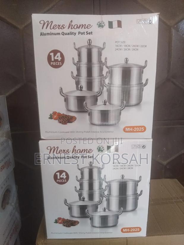 14pcs Aluminium Quality Pot Set · Photo 1