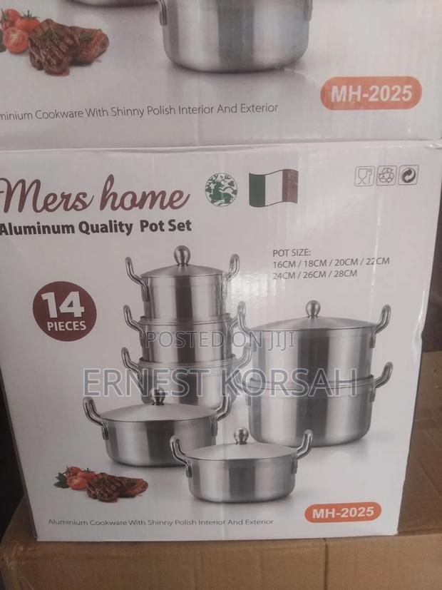 14pcs Aluminium Quality Pot Set · Photo 2