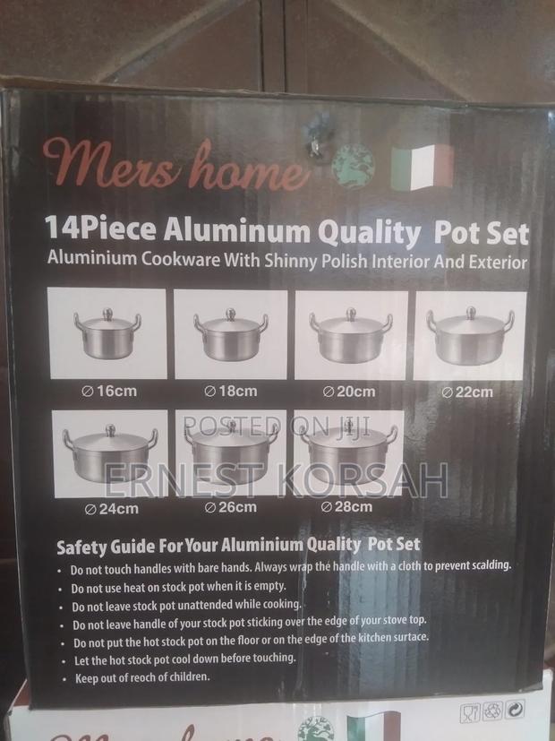 14pcs Aluminium Quality Pot Set · Photo 3