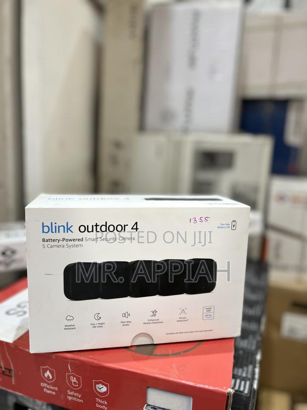 Blink Outdoor 4 (Newest Model), Wireless Smart Security Camera(Black). · Photo 1