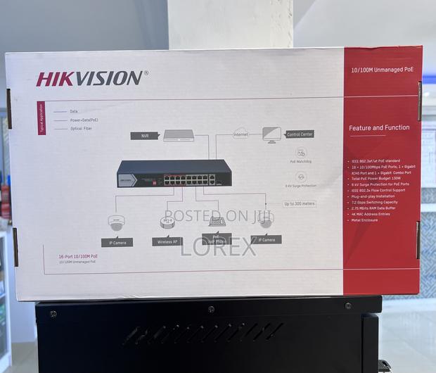 Hikvision 16port Unmanaged Poe Switch Ds-3e0318p-E/M(c) · Photo 2