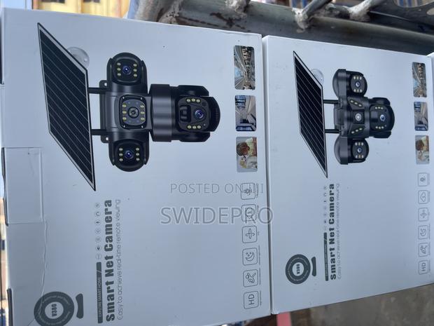 (3 Lens )Triple Lens Solar Powered Camera V380 Pro Smart Net 4g CCTV · Photo 2